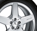 AMG light-alloy wheel, 19" Style III, titanium silver paint finish